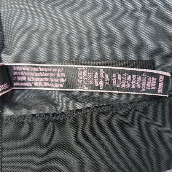 Victoria's Secret Wirefree Sports Bra Gray Pink Size 38DDD Medium Support NWT - Picture 10 of 10